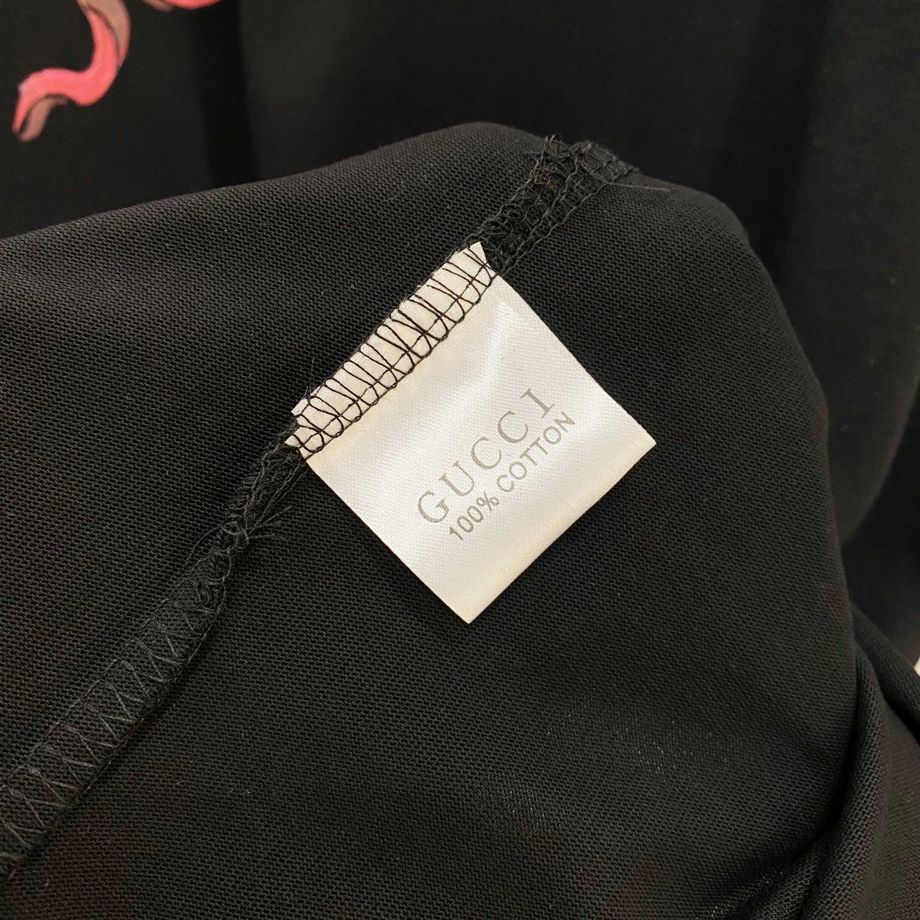 GUCCI 25SS Oversized Logo Patch Cotton T-Shirt (48–56)
