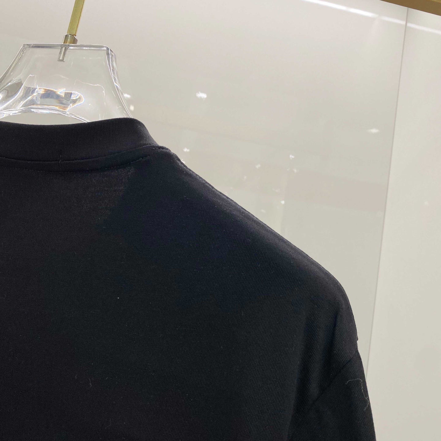 GUCCI 25SS Oversized Logo Patch Cotton T-Shirt (48–56)