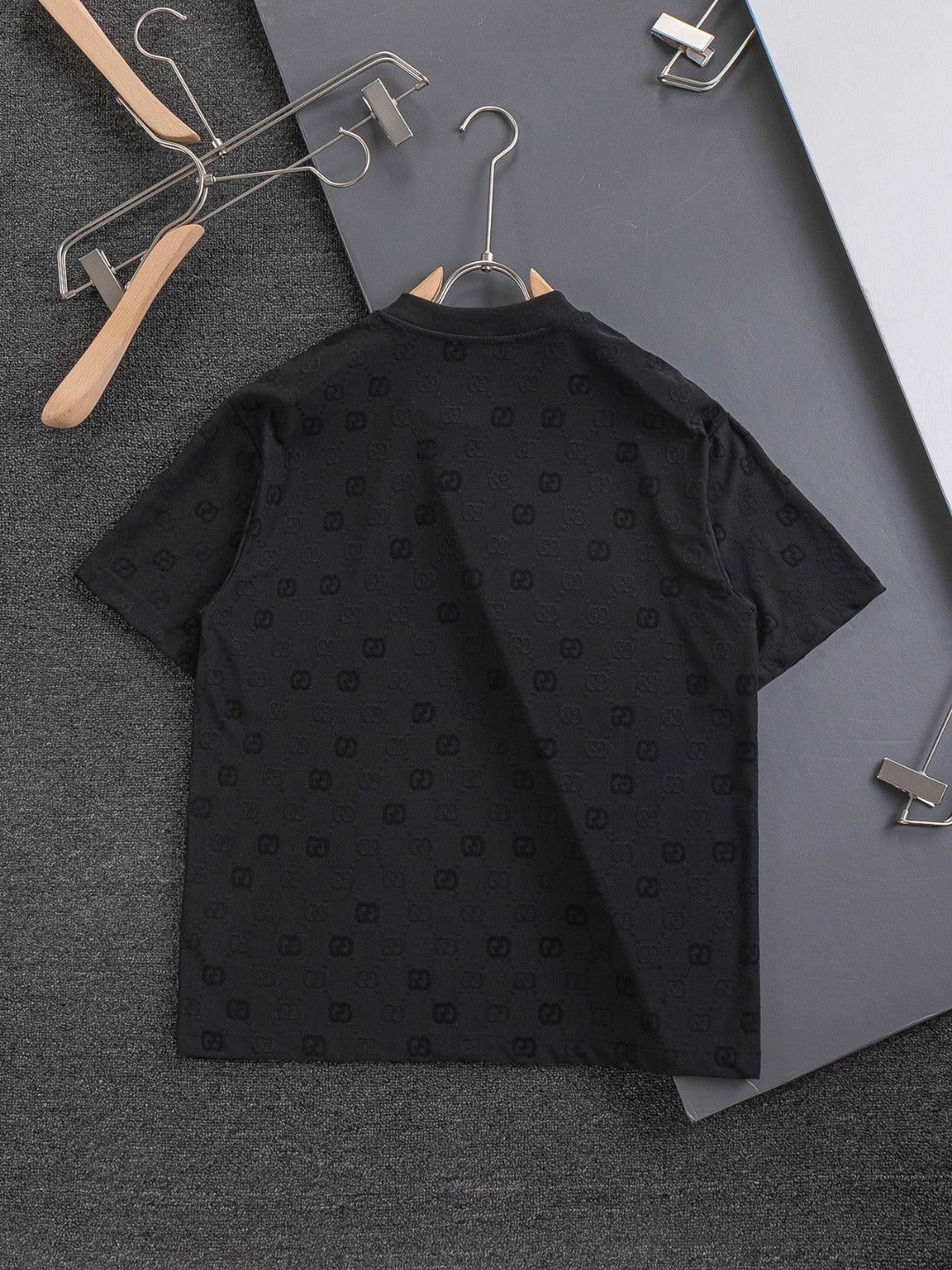 GUCCI 25SS Oversized Embroidered Logo Cotton T-Shirt (S–XL)
