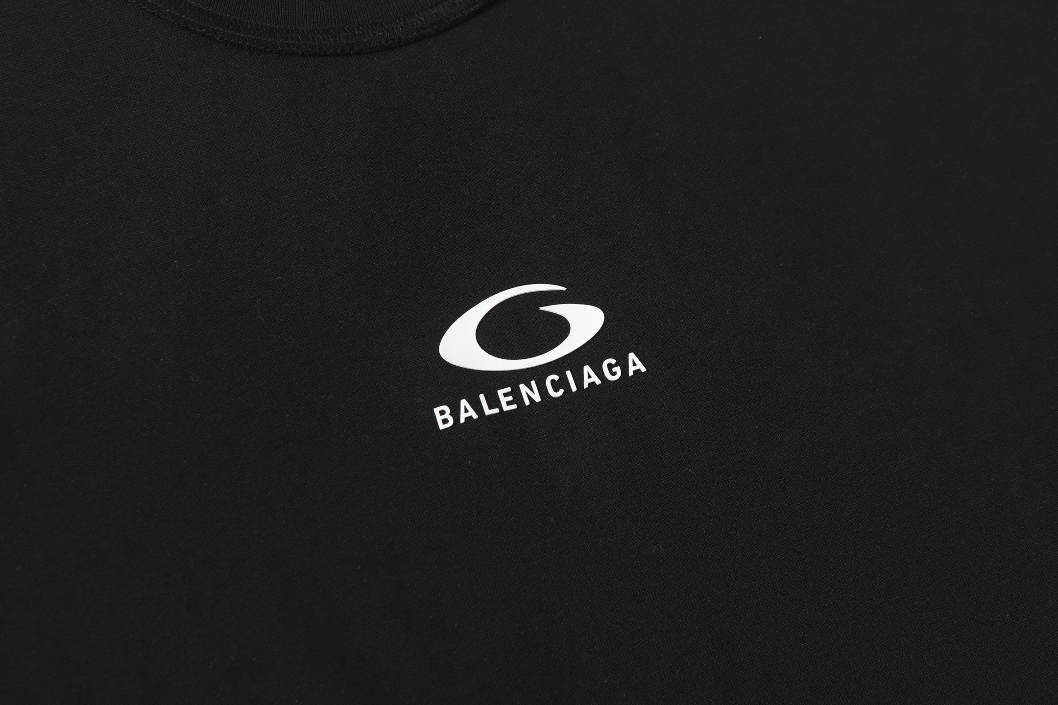 BALENCIAGA Mloop Sports Icon Oversized Thick Print T-Shirt (XS–L)