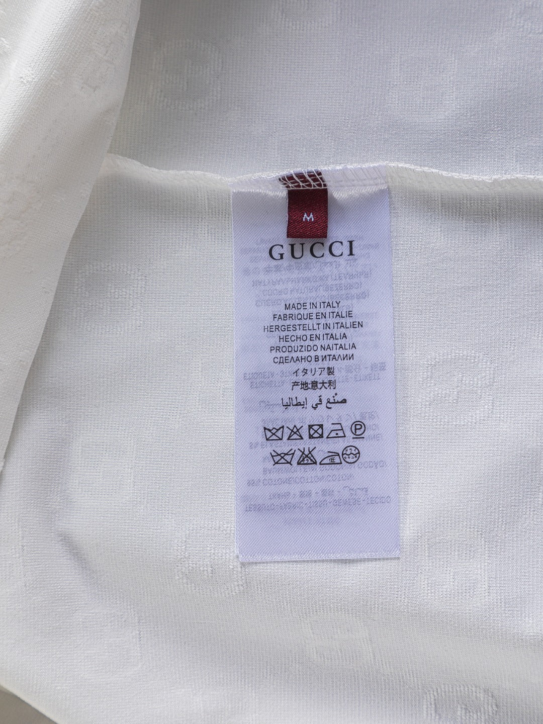 GUCCI 25SS Oversized Embroidered Logo Cotton T-Shirt (S–XL)