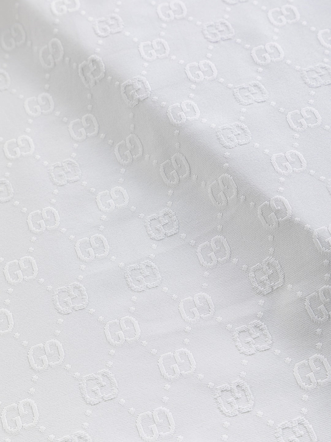 GUCCI 25SS Oversized Embroidered Logo Cotton T-Shirt (S–XL)