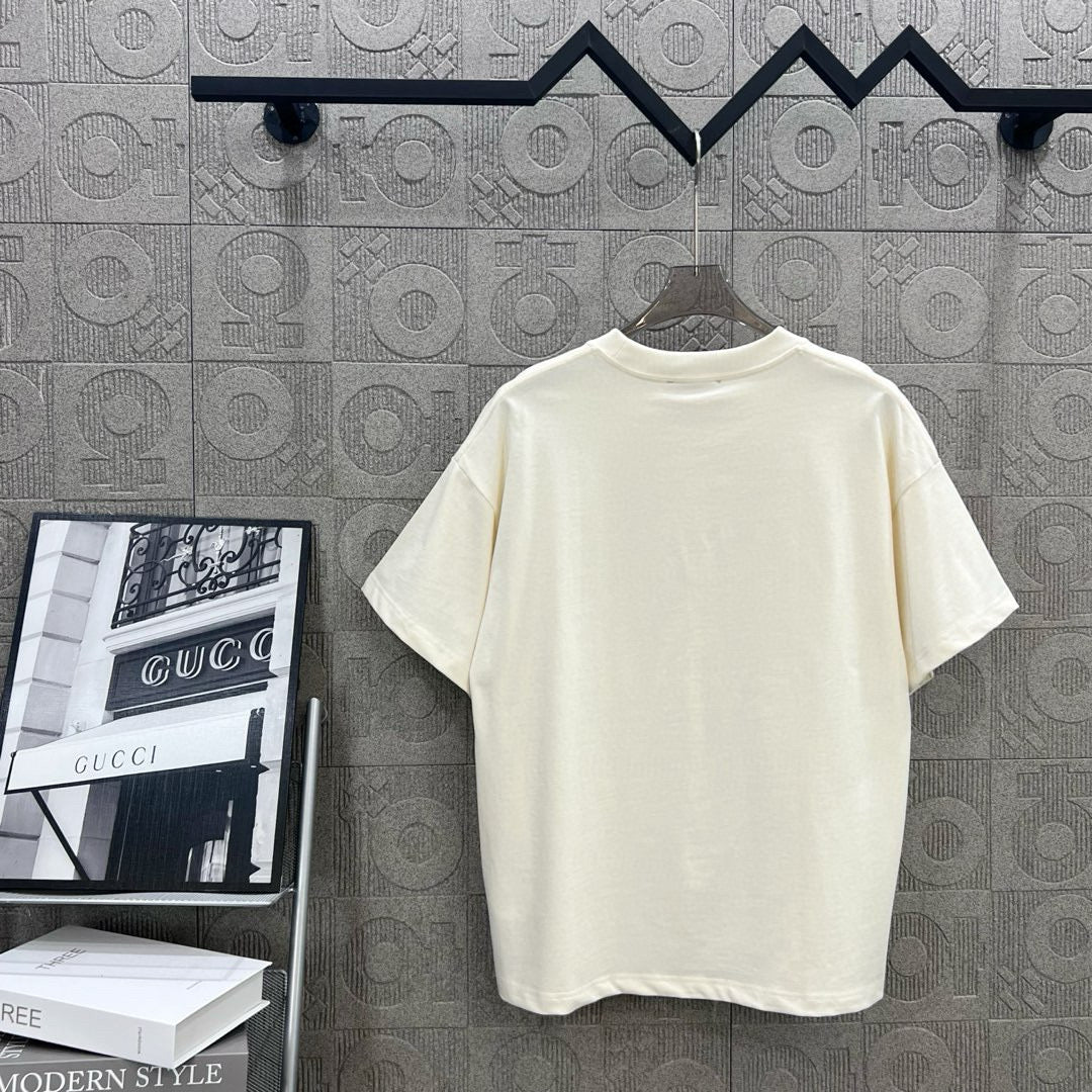 GUCCI Flag Graphic Logo Cotton T-Shirt (XS–L)