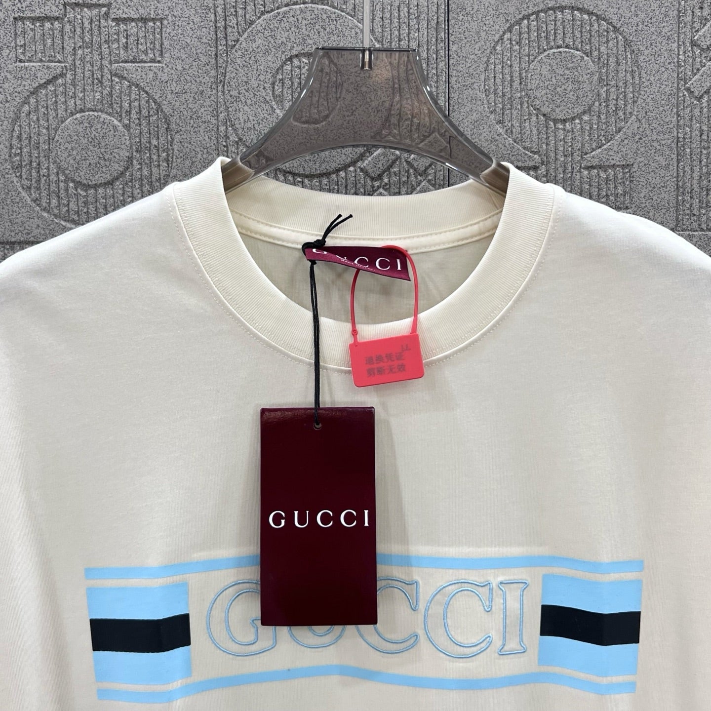GUCCI Flag Graphic Logo Cotton T-Shirt (XS–L)