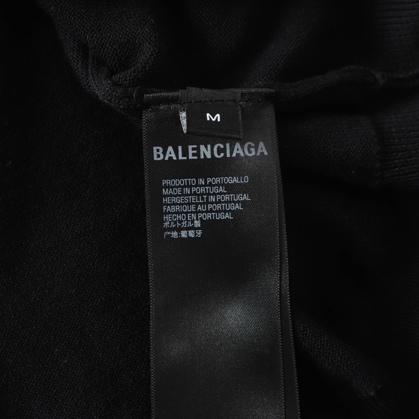 BALENCIAGA Jacquard Collar Knit Cotton T-Shirt (XS–L)