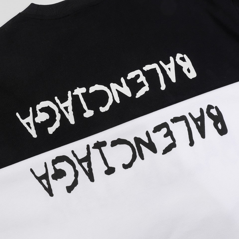 BALENCIAGA Paris Reverse Logo Puff Print T-Shirt (XS–L)