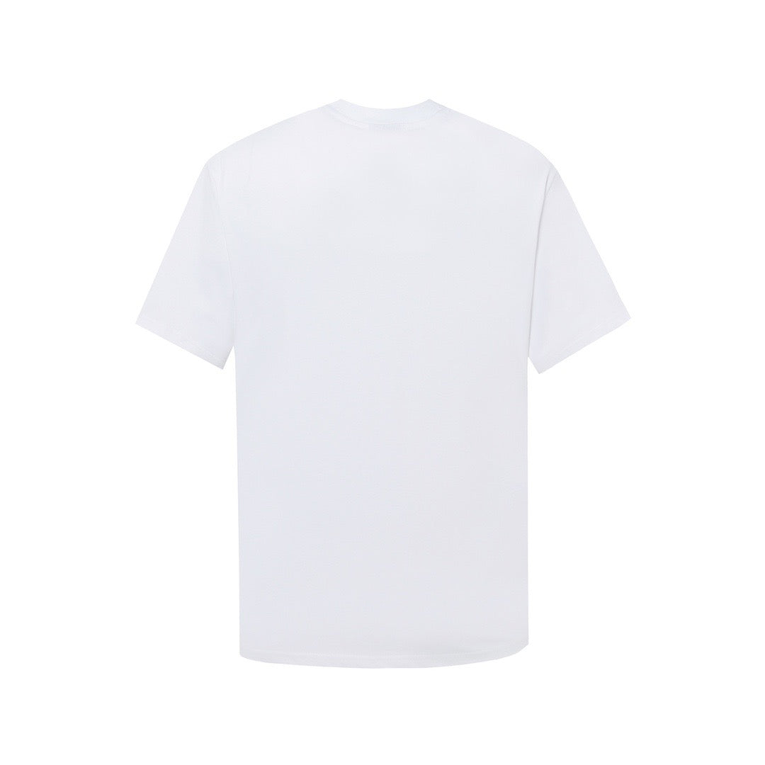 BALENCIAGA Passport Graphic White Ink Print T-Shirt (XS–L)