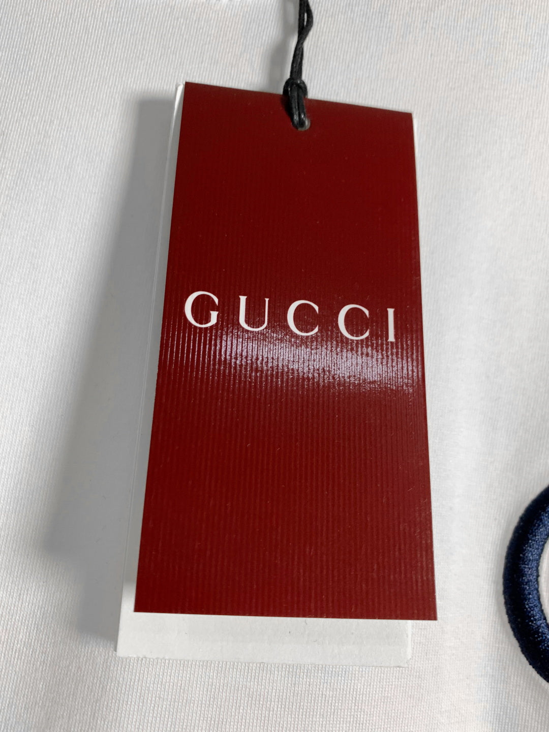 GUCCI New Double-Ring Logo Embroidered T-Shirt (Unisex, XS–L)