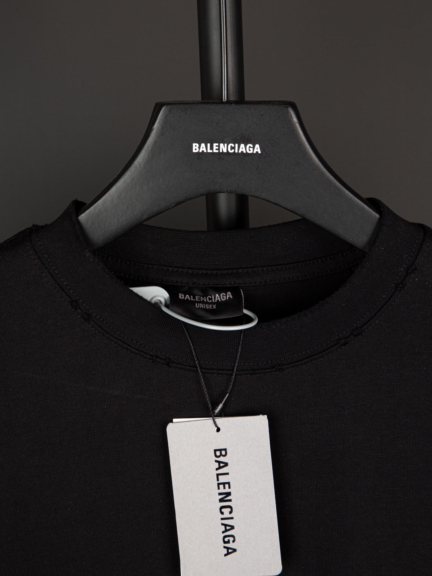 BALENCIAGA Oversized “M Logo” Graffiti Print Distressed T-Shirt (1–4)