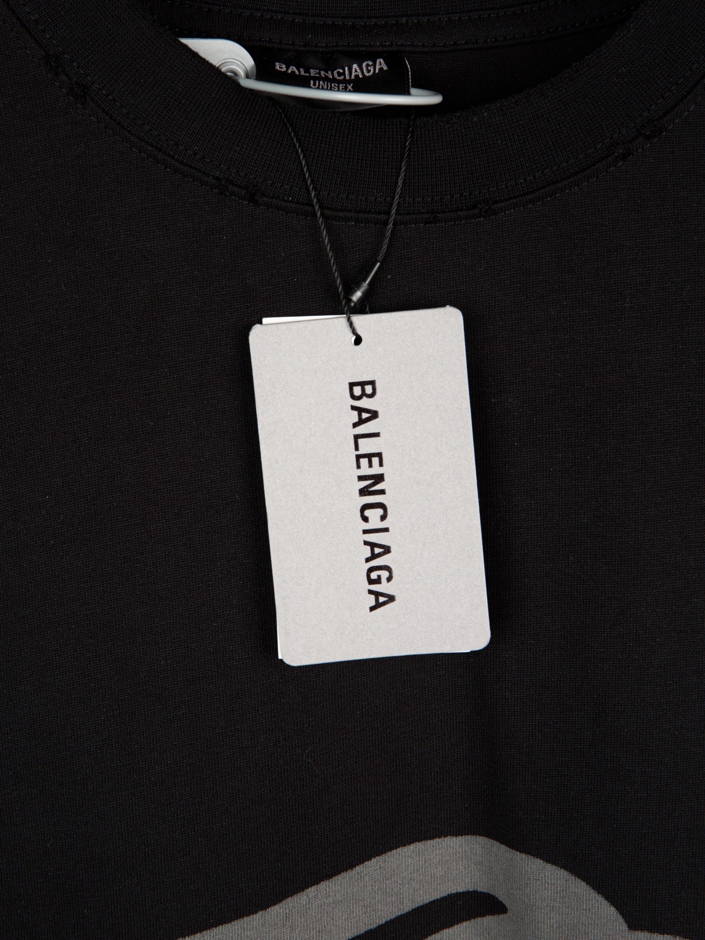 BALENCIAGA Oversized “M Logo” Graffiti Print Distressed T-Shirt (1–4)