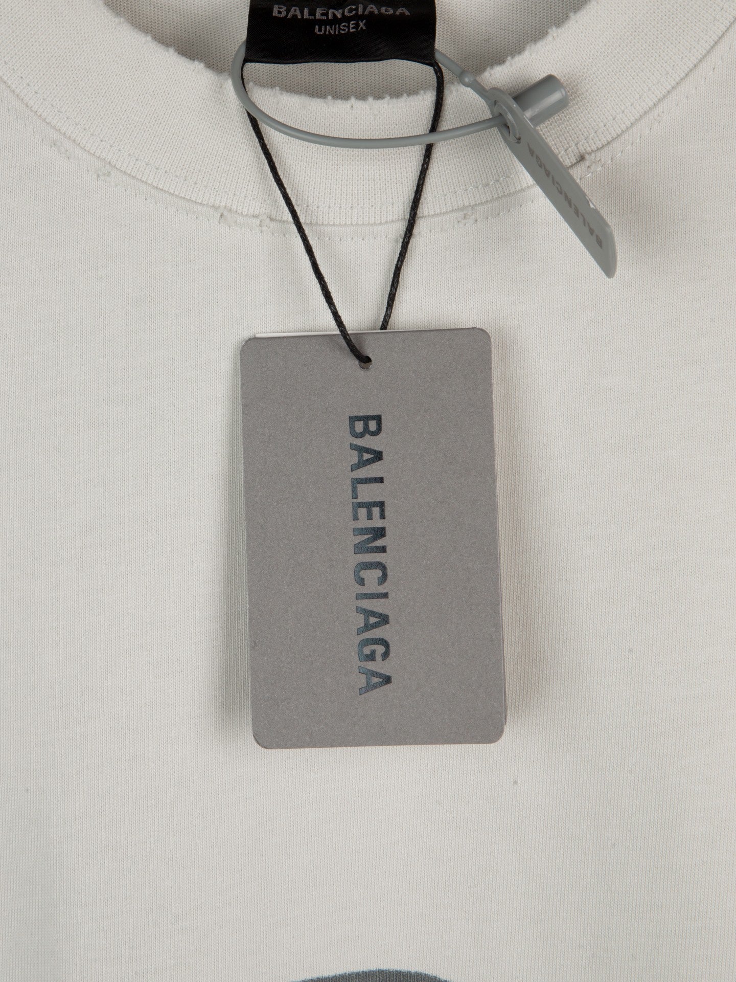 BALENCIAGA Oversized “M Logo” Graffiti Print Distressed T-Shirt (1–4)