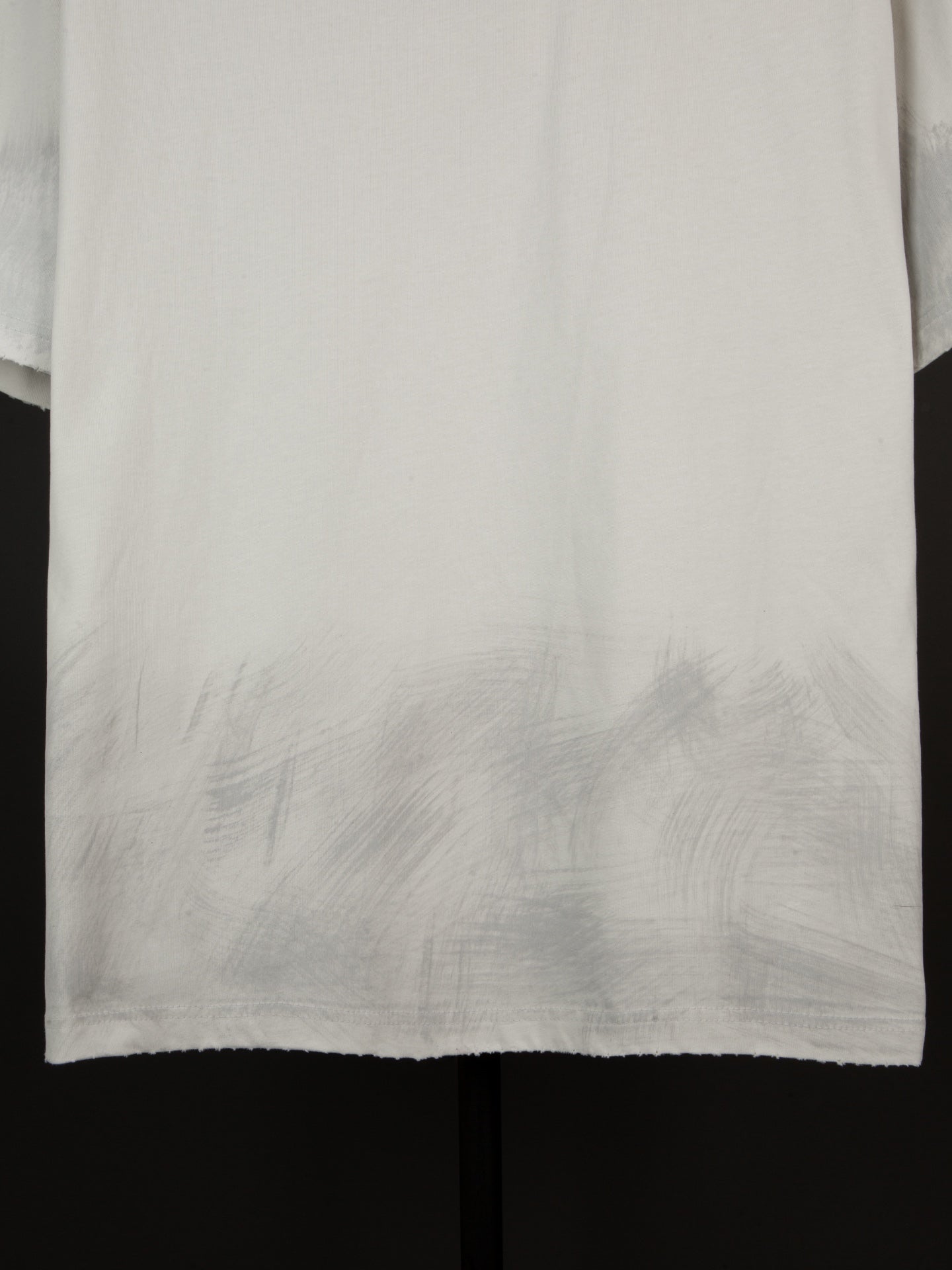 BALENCIAGA Oversized “M Logo” Graffiti Print Distressed T-Shirt (1–4)