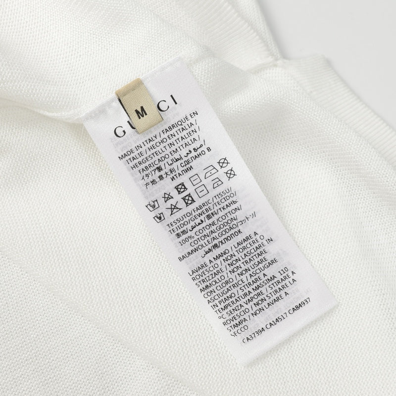 GUCCI 2025 “CHUCKY GRG” Premium Mercerized Cotton T-Shirt – Silky Soft Finish (S–XL)