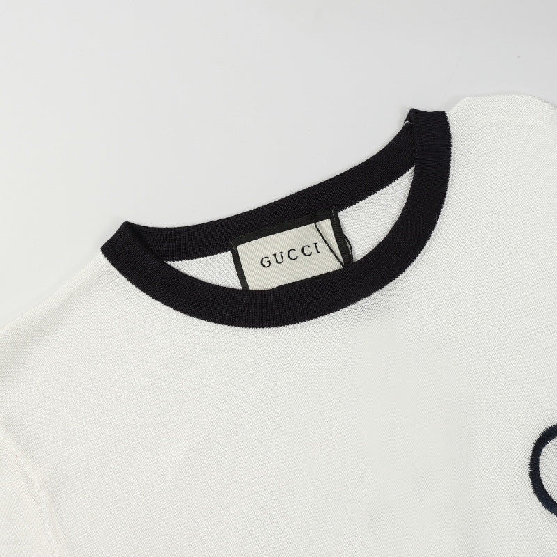GUCCI 2025 “CHUCKY GRG” Premium Mercerized Cotton T-Shirt – Silky Soft Finish (S–XL)