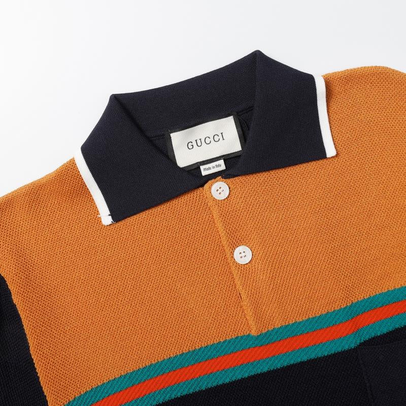 GUCCI 2025 “CHUCKY GRG” Premium Silky Wool-Blend T-Shirt – Royal Blue (S–XL)
