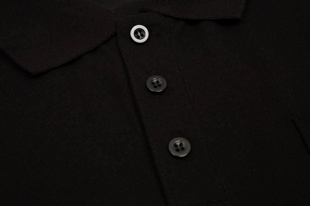 GUCCI 2025 Spring/Summer Luxury Contrast-Panel Polo Shirt · Sizes M-3XL