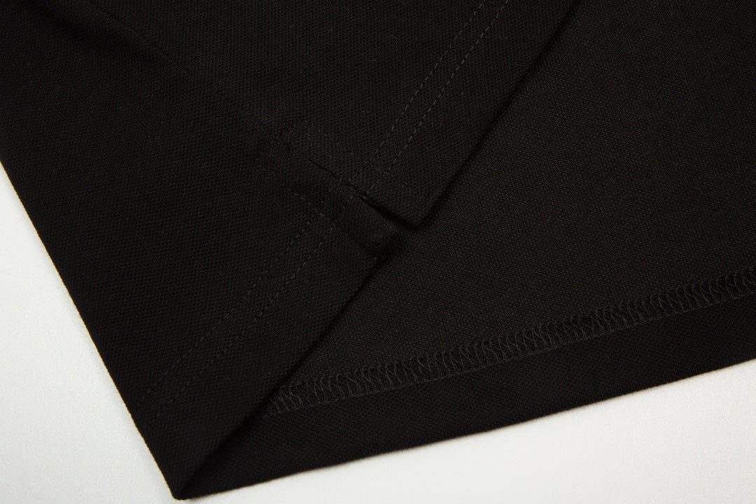 GUCCI 2025 Spring/Summer Luxury Contrast-Panel Polo Shirt · Sizes M-3XL