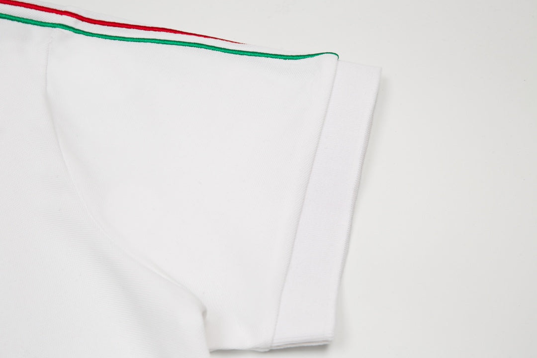GUCCI 2025 Spring/Summer Luxury Contrast-Panel Polo Shirt · Sizes M-3XL
