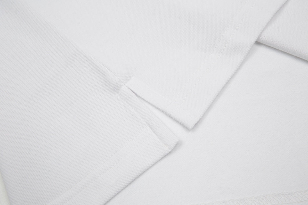 GUCCI 2025 Spring/Summer Luxury Contrast-Panel Polo Shirt · Sizes M-3XL