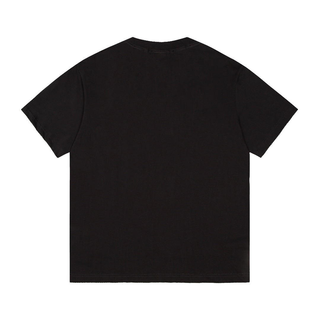 BALENCIAGA Oversized “Reverse Logo” T-Shirt with Dual-Crack Print (XS–L)