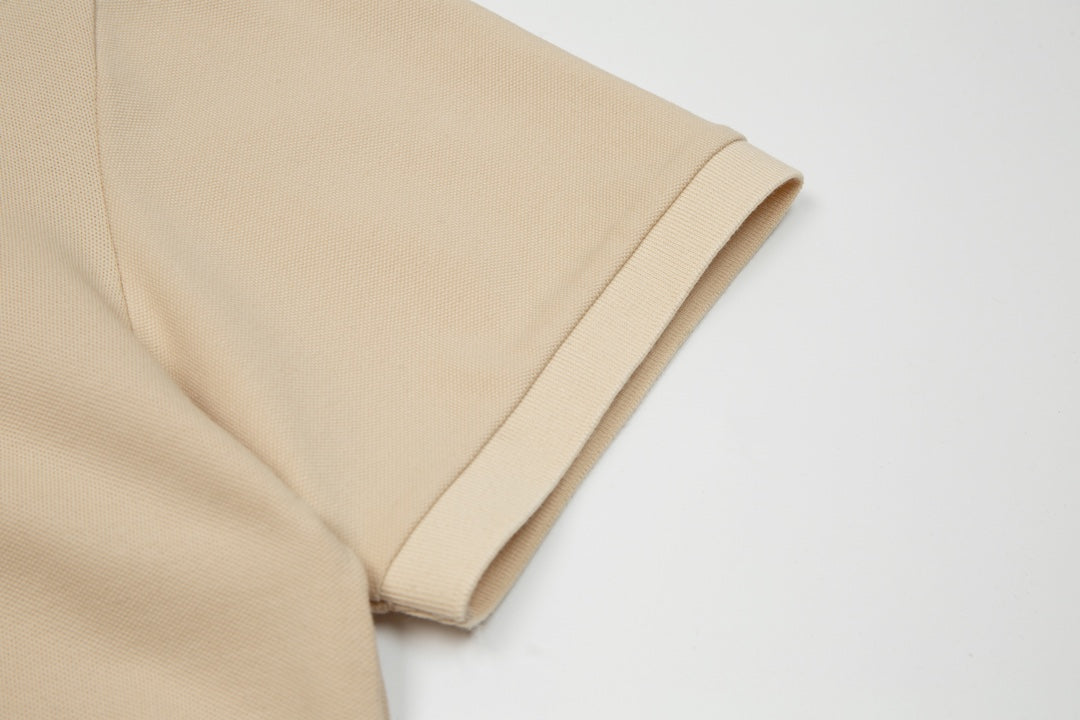 GUCCI 2025 Spring/Summer New Contrast-Panel Polo Shirt · Boutique Edition