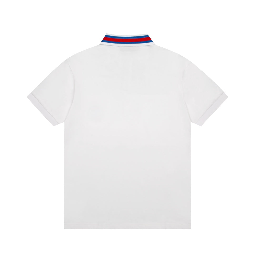 GUCCI 2025 Spring/Summer New Contrast-Panel Polo Shirt · Boutique Edition