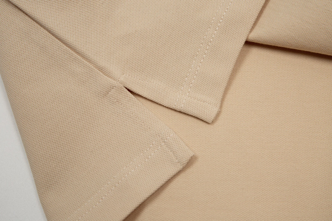 GUCCI 2025 Spring/Summer Luxury Contrast-Panel Polo Shirt · Premium Boutique Edition