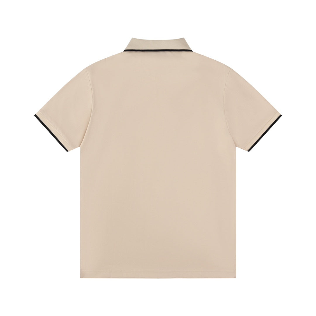 GUCCI 2025 Spring/Summer Luxury Contrast-Panel Polo Shirt · Premium Boutique Edition