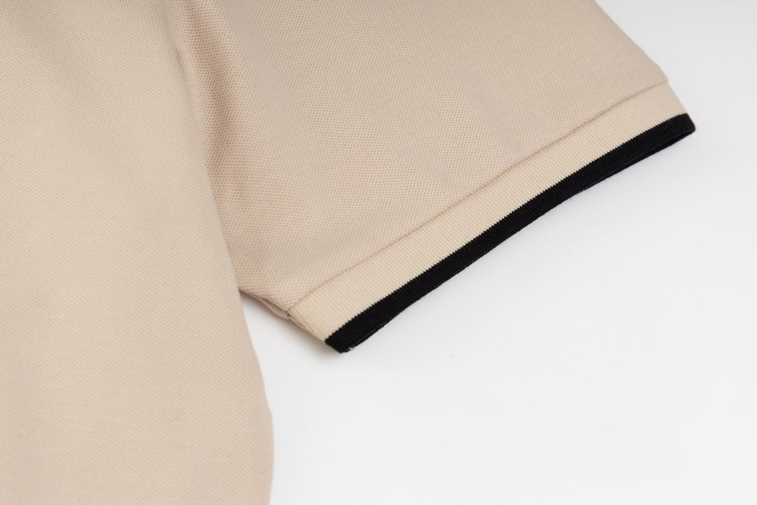 GUCCI 2025 Spring/Summer Luxury Contrast-Panel Polo Shirt · Premium Boutique Edition
