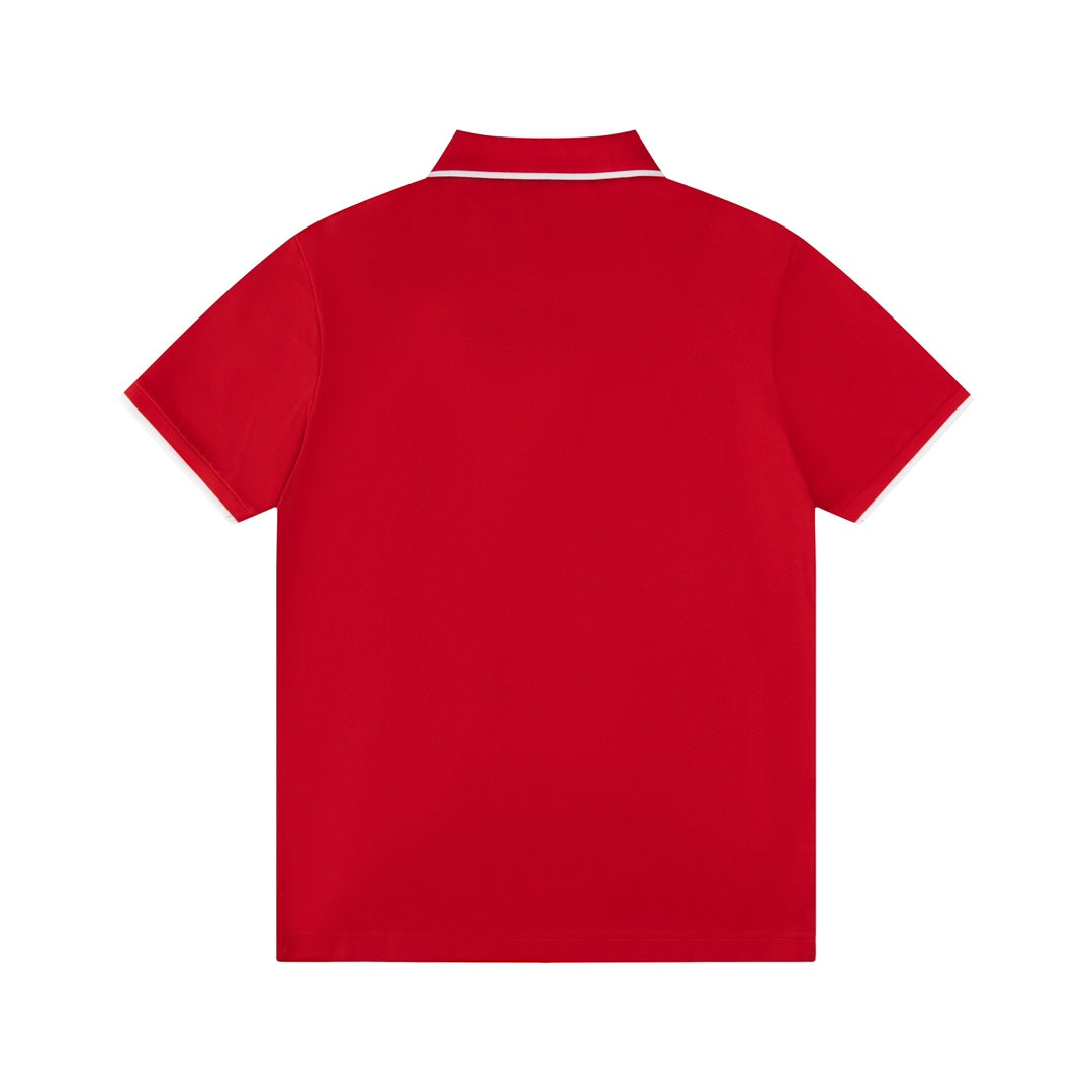 GUCCI 2025 Spring/Summer Luxury Contrast-Panel Polo Shirt · Premium Boutique Edition