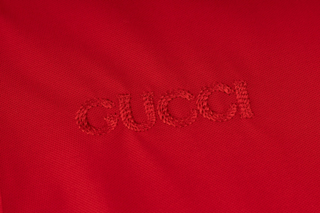 GUCCI 2025 Spring/Summer Luxury Contrast-Panel Polo Shirt · Premium Boutique Edition