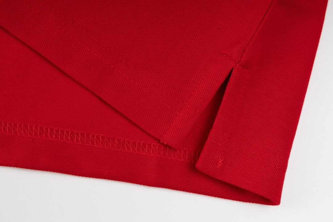 GUCCI 2025 Spring/Summer Luxury Contrast-Panel Polo Shirt · Premium Boutique Edition