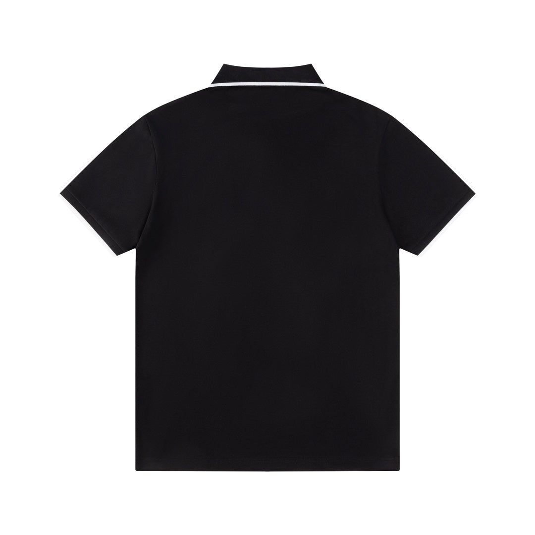 GUCCI 2025 Spring/Summer Luxury Contrast-Panel Polo Shirt · Premium Boutique Edition