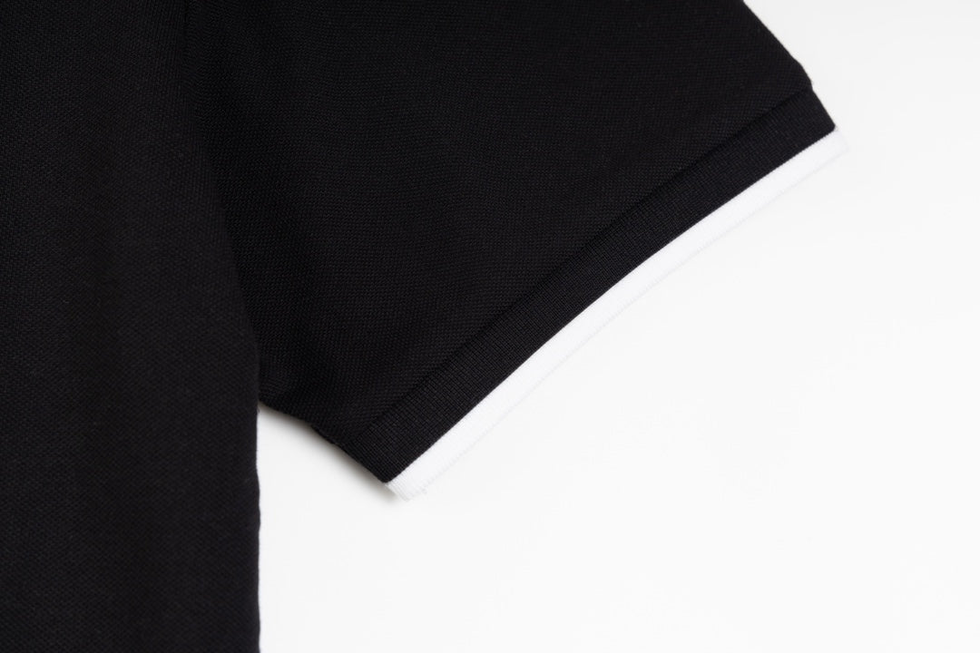 GUCCI 2025 Spring/Summer Luxury Contrast-Panel Polo Shirt · Premium Boutique Edition