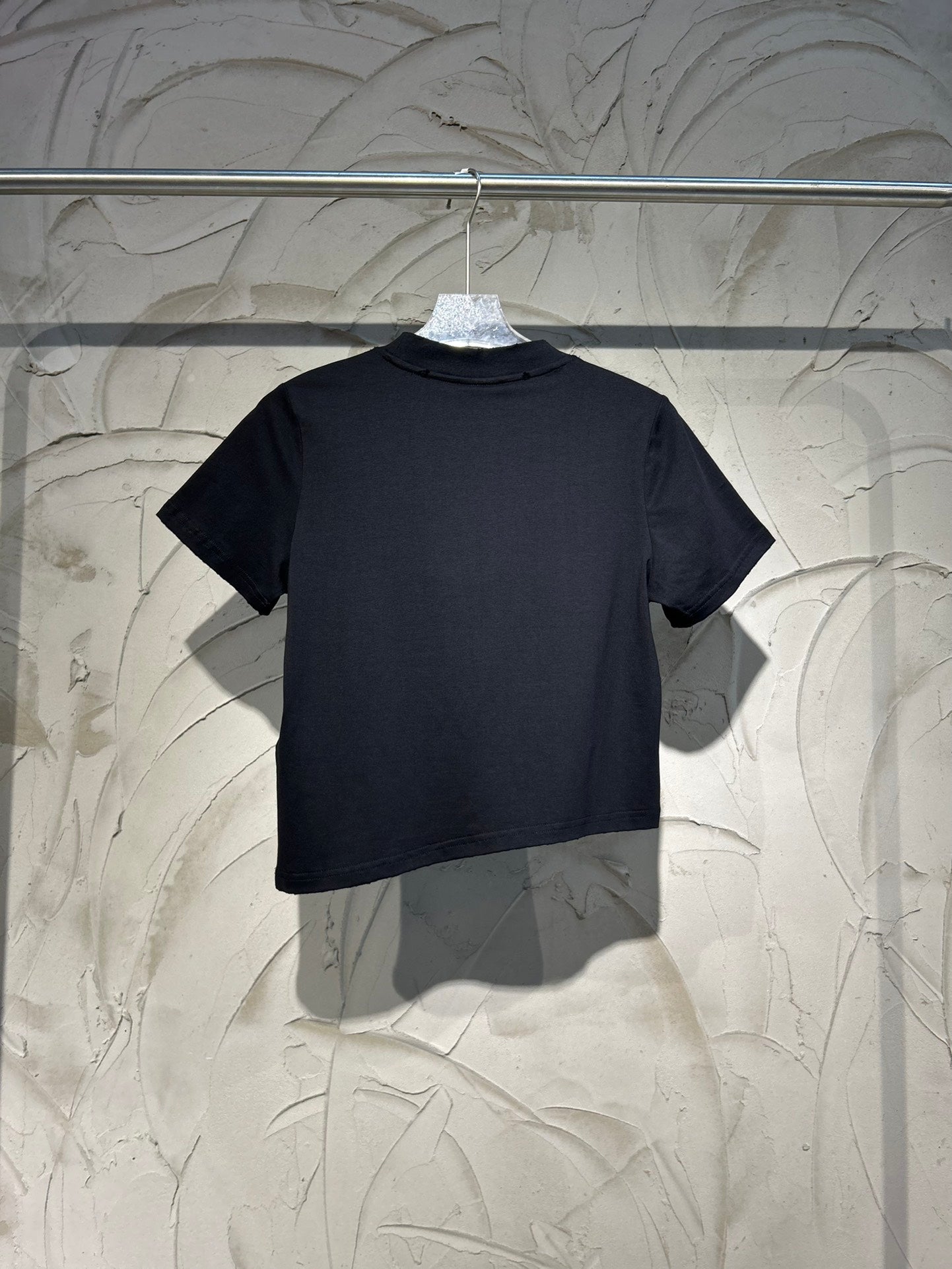 BALENCIAGA BLCG Women’s “CIAO HELLO” Distressed Print T-Shirt – Black (Size 1–3)