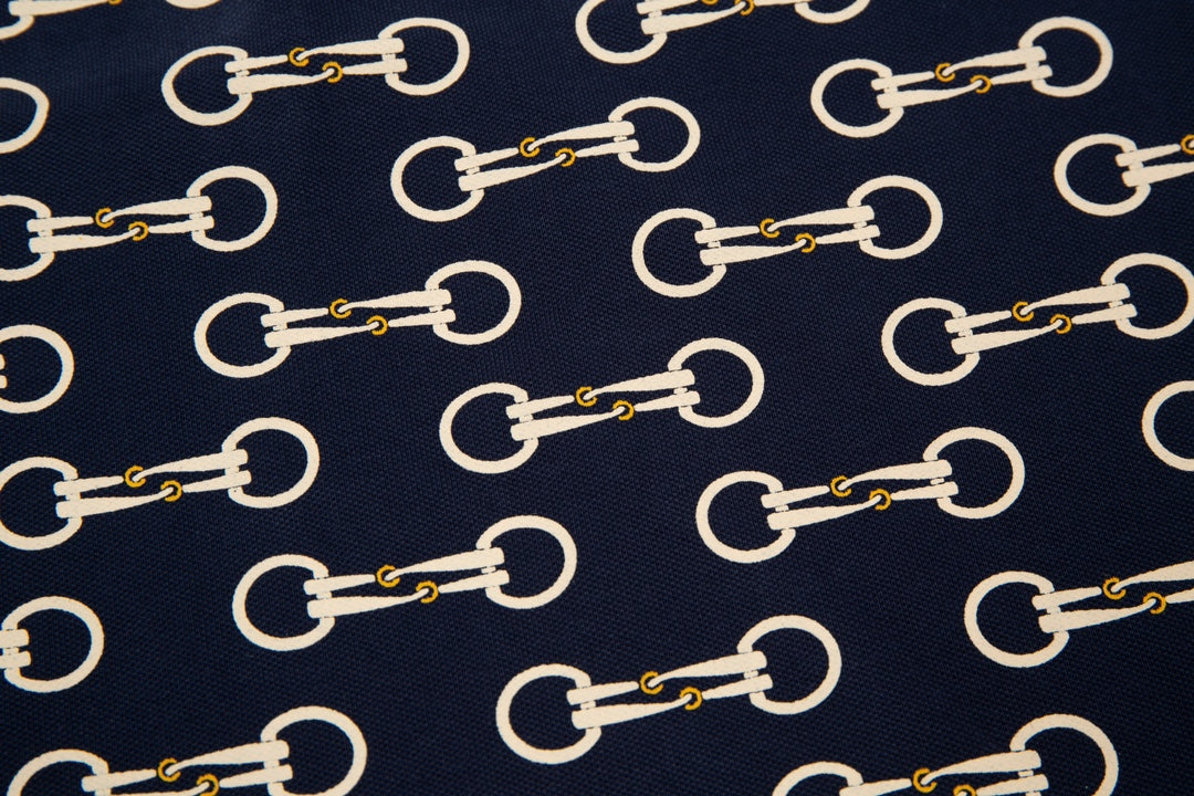 GUCCI 2024 Classic Horsebit Logo All-Over Print Polo Shirt · Sizes M-3XL