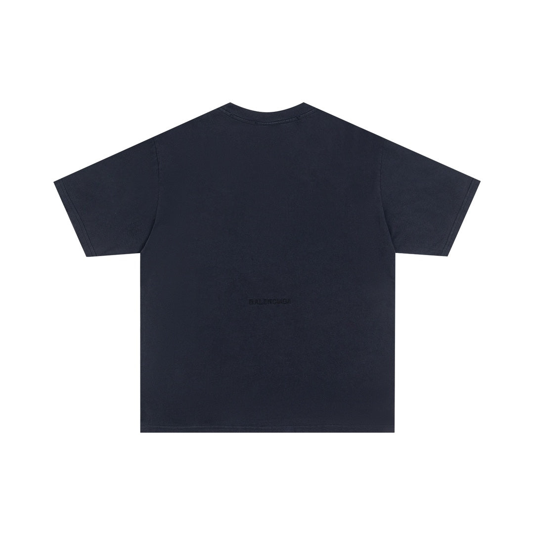 BALENCIAGA “Statue of Liberty” Distressed Oversized T-Shirt – XS–L
