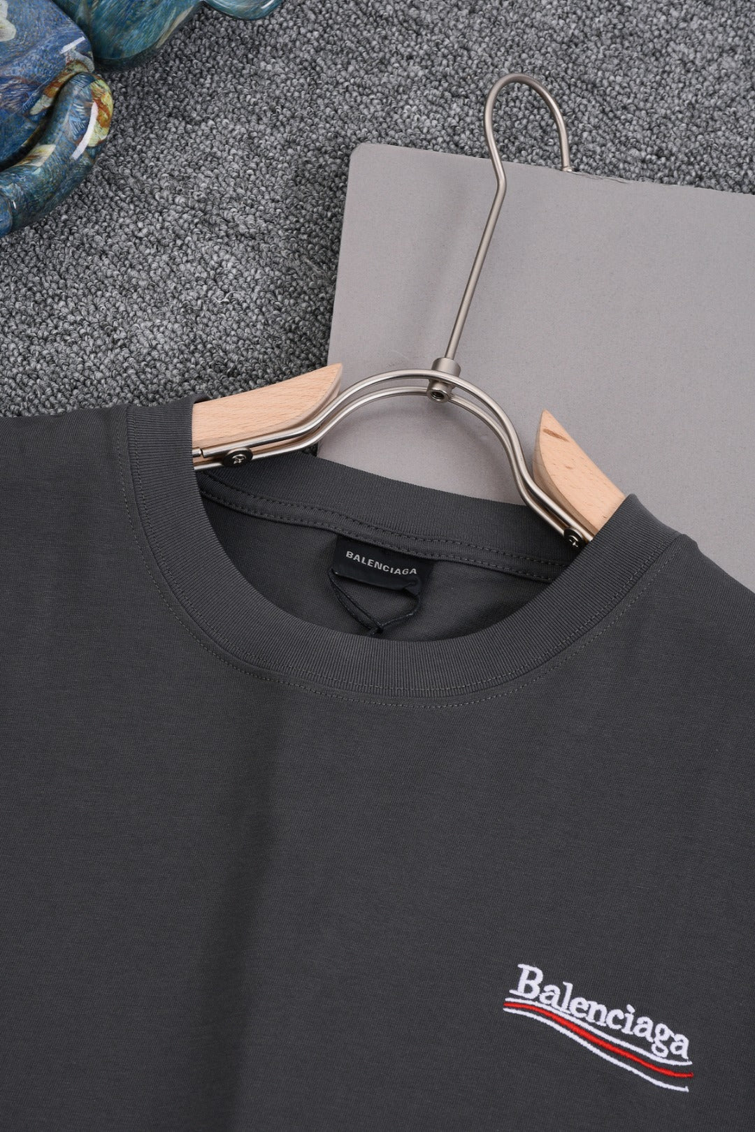 BALENCIAGA 25SS Wave Cola Logo Embroidered T-Shirt - Multiple Colors - Unisex - XS / S / M / L