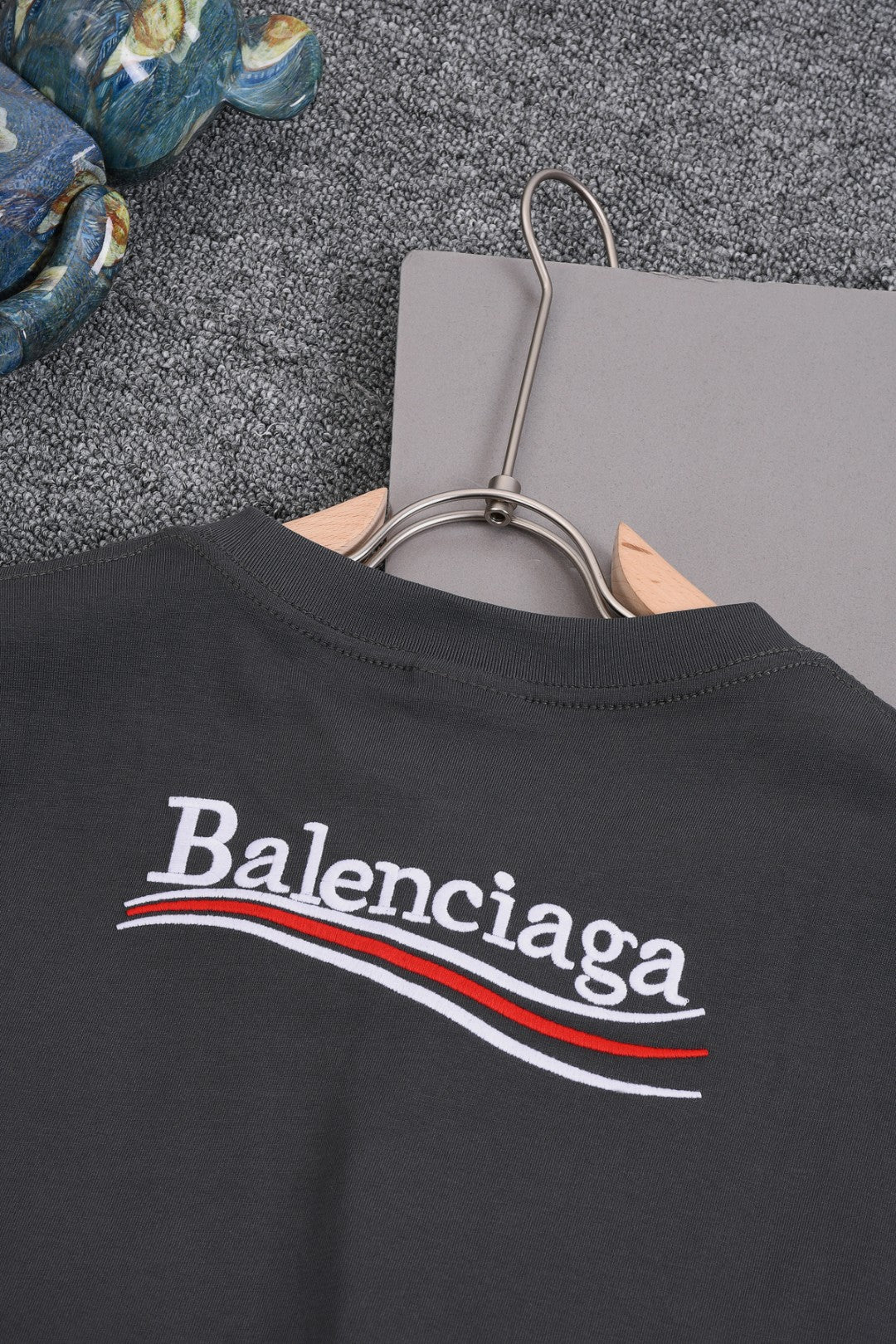 BALENCIAGA 25SS Wave Cola Logo Embroidered T-Shirt - Multiple Colors - Unisex - XS / S / M / L
