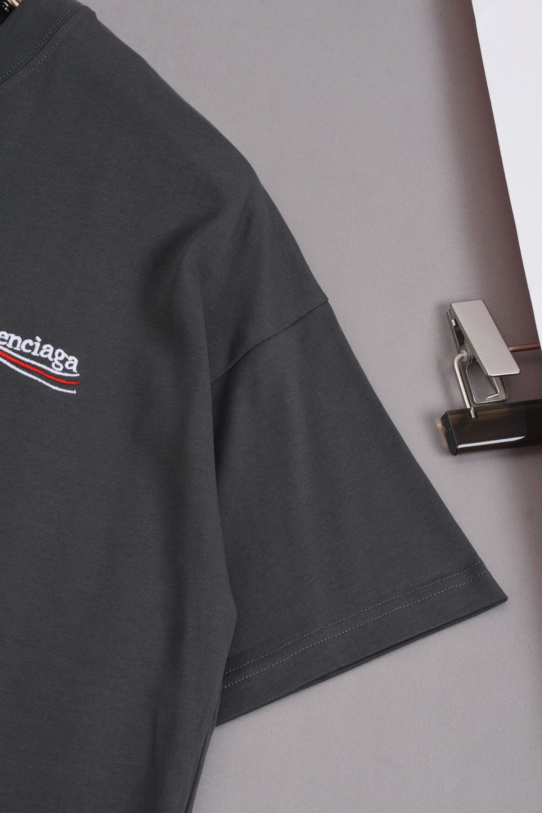 BALENCIAGA 25SS Wave Cola Logo Embroidered T-Shirt - Multiple Colors - Unisex - XS / S / M / L