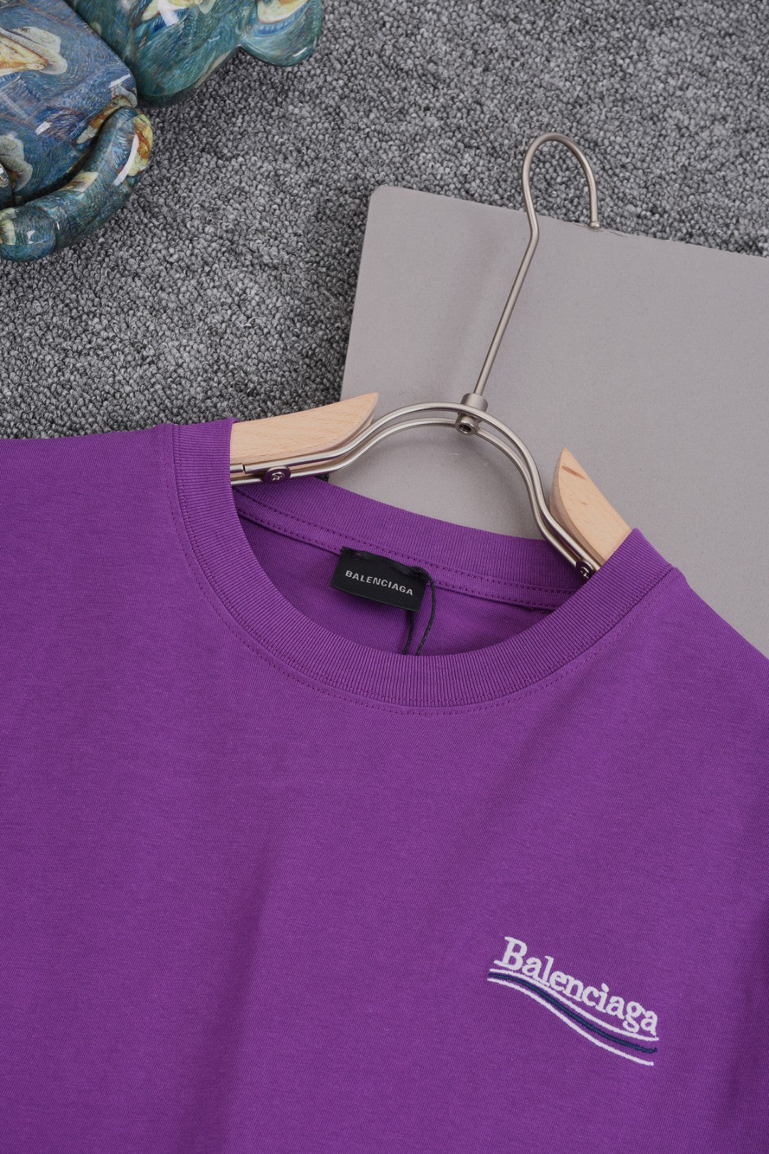 BALENCIAGA 25SS Wave Cola Logo Embroidered T-Shirt - Multiple Colors - Unisex - XS / S / M / L