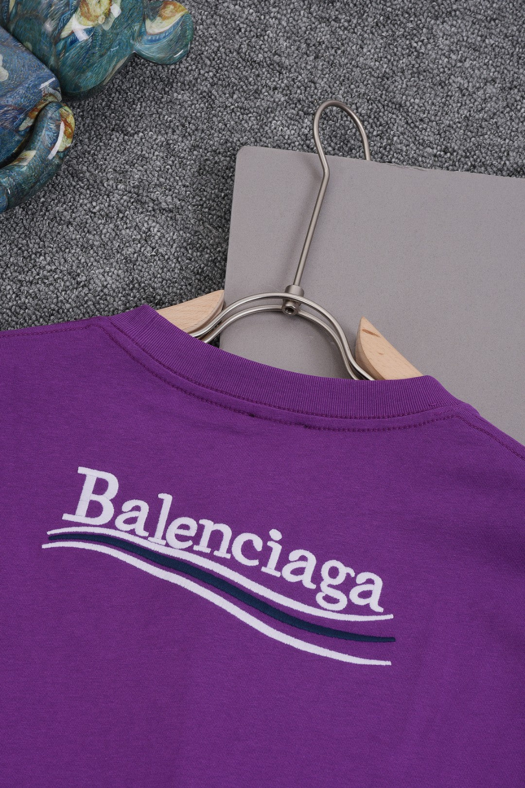 BALENCIAGA 25SS Wave Cola Logo Embroidered T-Shirt - Multiple Colors - Unisex - XS / S / M / L