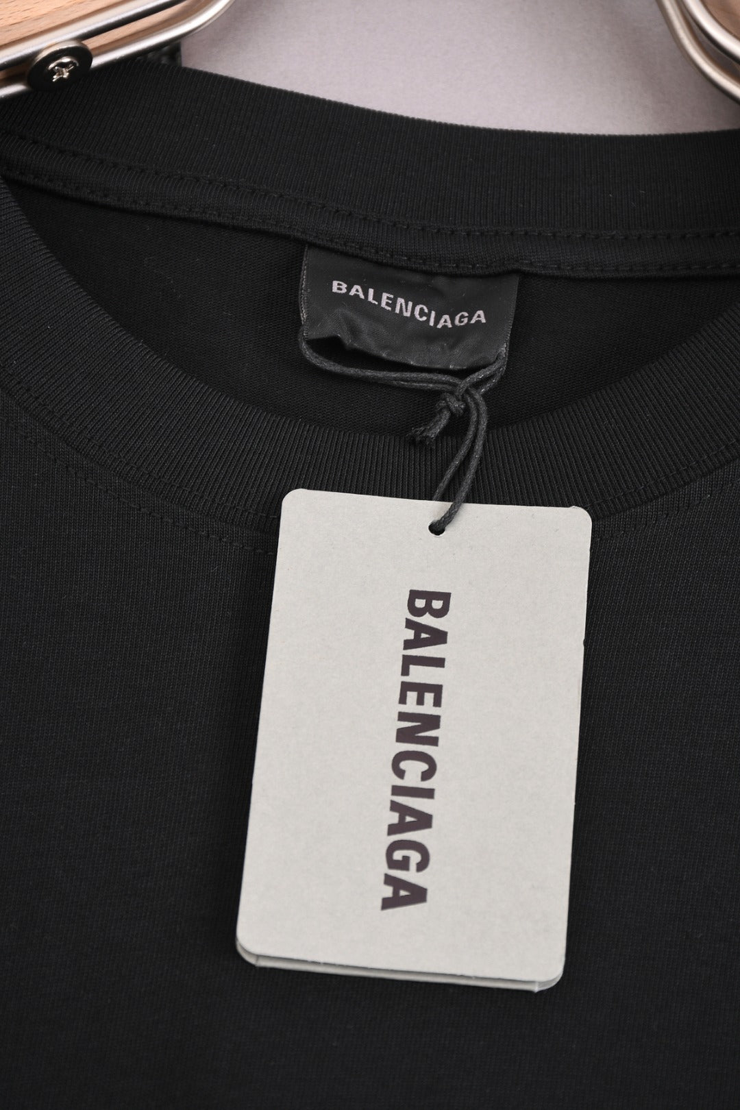 BALENCIAGA 25SS Wave Cola Logo Embroidered T-Shirt - Multiple Colors - Unisex - XS / S / M / L