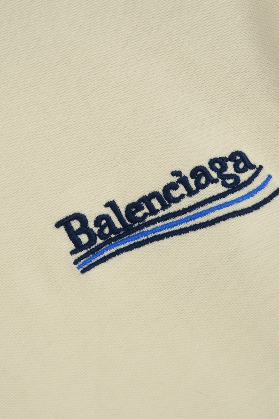 BALENCIAGA 25SS Wave Cola Logo Embroidered T-Shirt - Multiple Colors - Unisex - XS / S / M / L