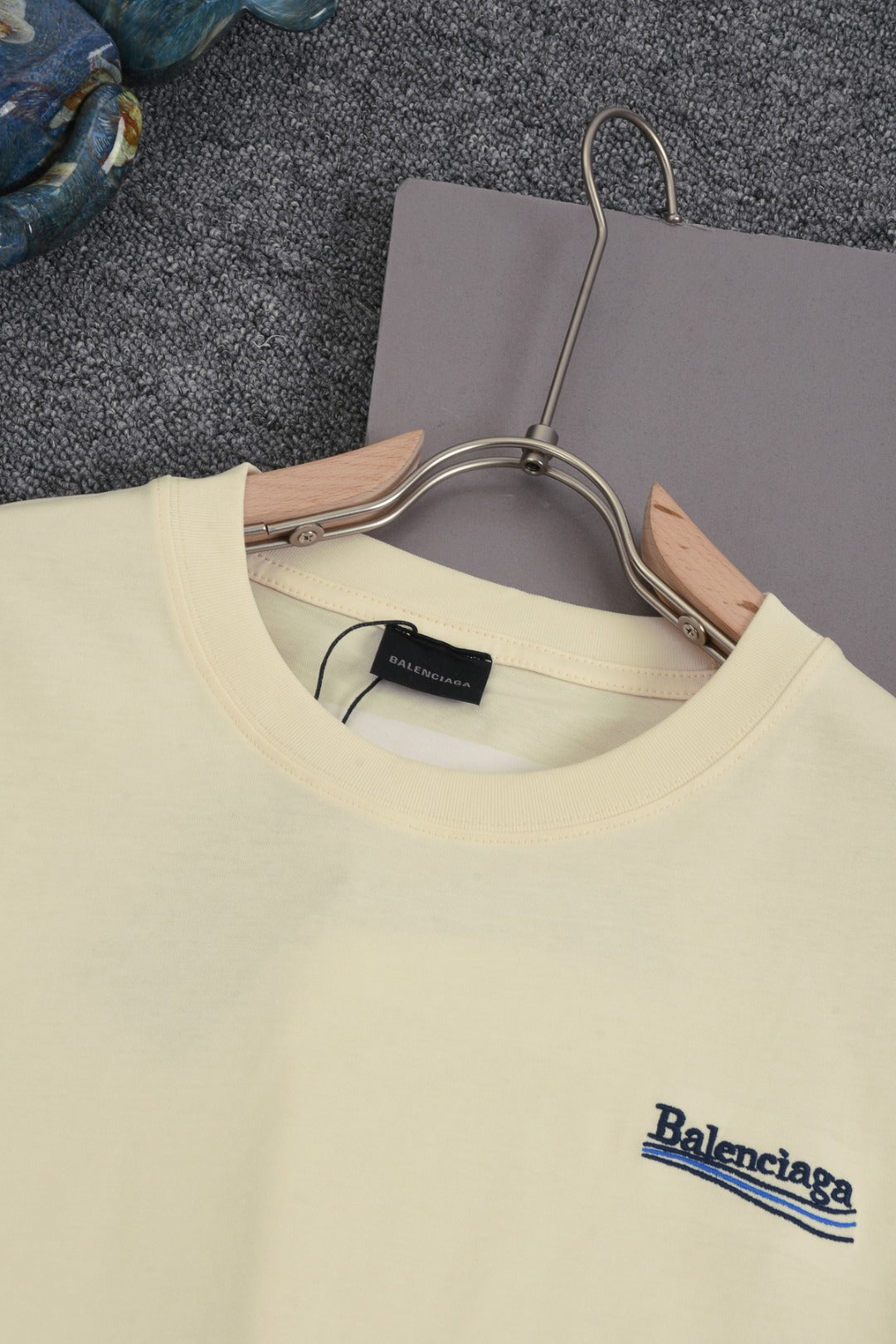 BALENCIAGA 25SS Wave Cola Logo Embroidered T-Shirt - Multiple Colors - Unisex - XS / S / M / L