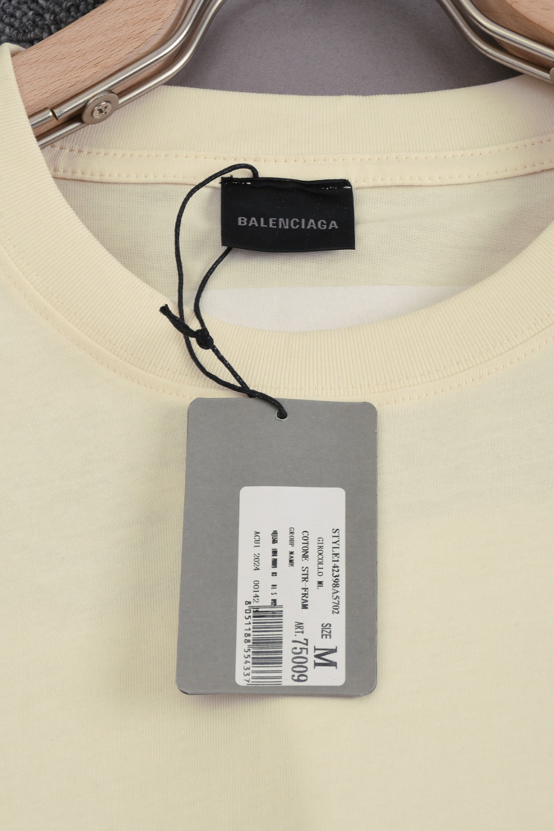 BALENCIAGA 25SS Wave Cola Logo Embroidered T-Shirt - Multiple Colors - Unisex - XS / S / M / L
