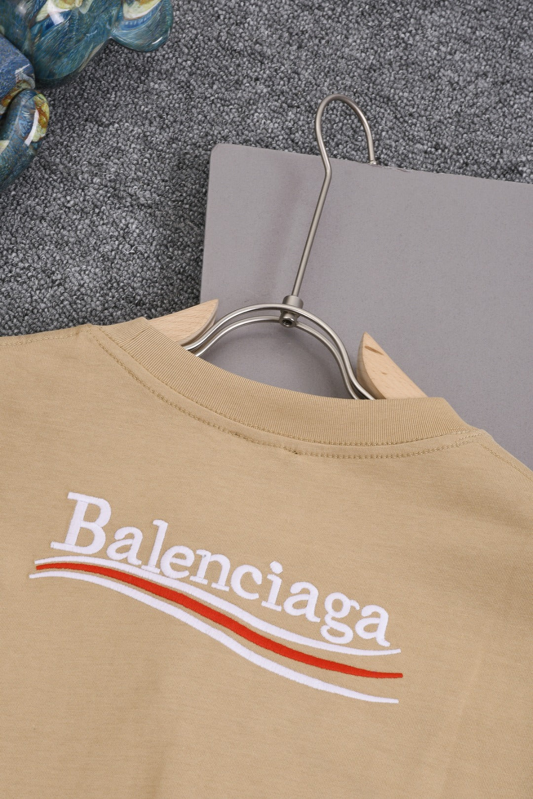 BALENCIAGA 25SS Wave Cola Logo Embroidered T-Shirt - Multiple Colors - Unisex - XS / S / M / L