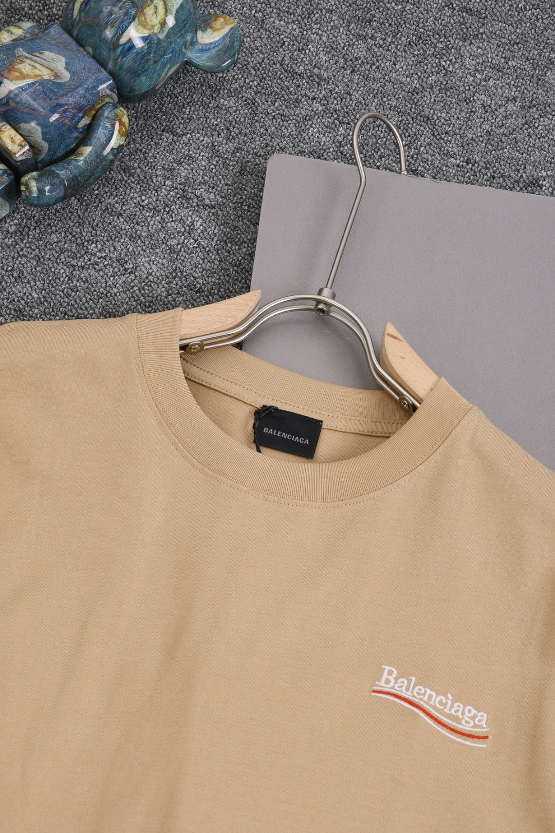 BALENCIAGA 25SS Wave Cola Logo Embroidered T-Shirt - Multiple Colors - Unisex - XS / S / M / L