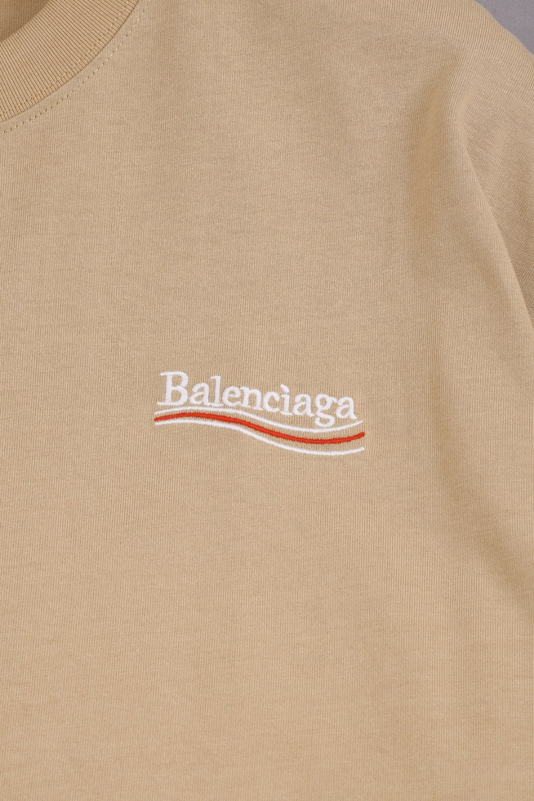 BALENCIAGA 25SS Wave Cola Logo Embroidered T-Shirt - Multiple Colors - Unisex - XS / S / M / L