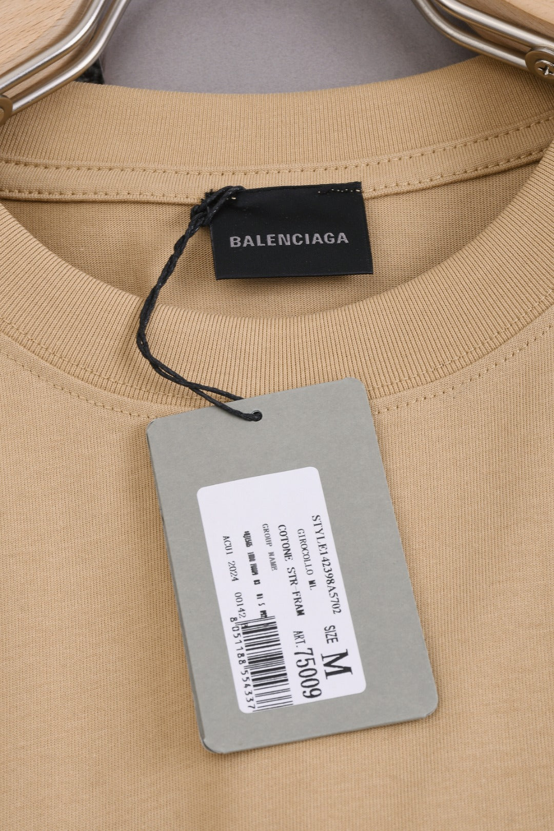 BALENCIAGA 25SS Wave Cola Logo Embroidered T-Shirt - Multiple Colors - Unisex - XS / S / M / L
